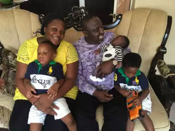 Photo Of Governor Okorocha Relaxing With His Grandchildren & Daughter